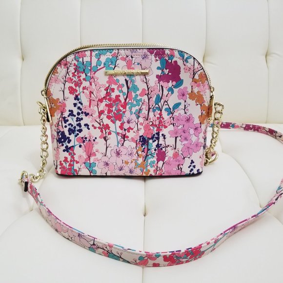 Steve Madden Floral Shoulder Bag with Gold-Tone hardware - Picture 2 of 14